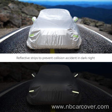 Silver 190t Polyester Car Cover